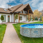 Pool med metallram Elite Ø 3,66 × 0,91 m Sten Design