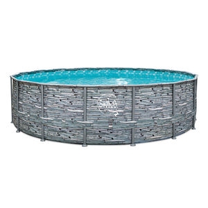 Pool med metallram Elite Ø 4,88 × 1,22 m Sten Design