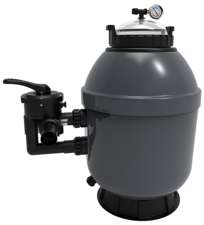 Sandfilter Poolex Rock Gelcoat – sidomonterad ventil