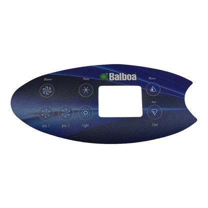 Display etikett Balboa VL800 2 pumpar