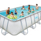 Rektangulär Pool med metallram Elite 5,49 × 2,74 × 1,32 m