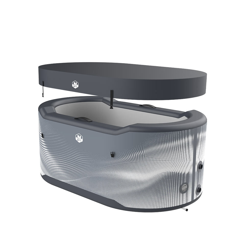 NetSpa Järvi Ice Bath – Drop-Stitch Isbad med Chiller-tilslutning (uden Chiller)