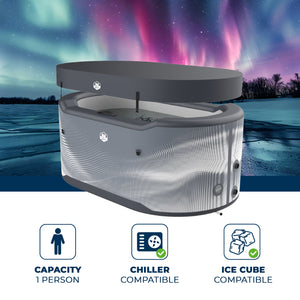 NetSpa Järvi Ice Bath – Drop-Stitch Isbad med Chiller-anslutning (utan Chiller)