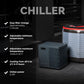 NetSpa UFC IceBath Duo Kit 5kW Chiller 3–40°C – Professionelt Isbad til 2 Personer