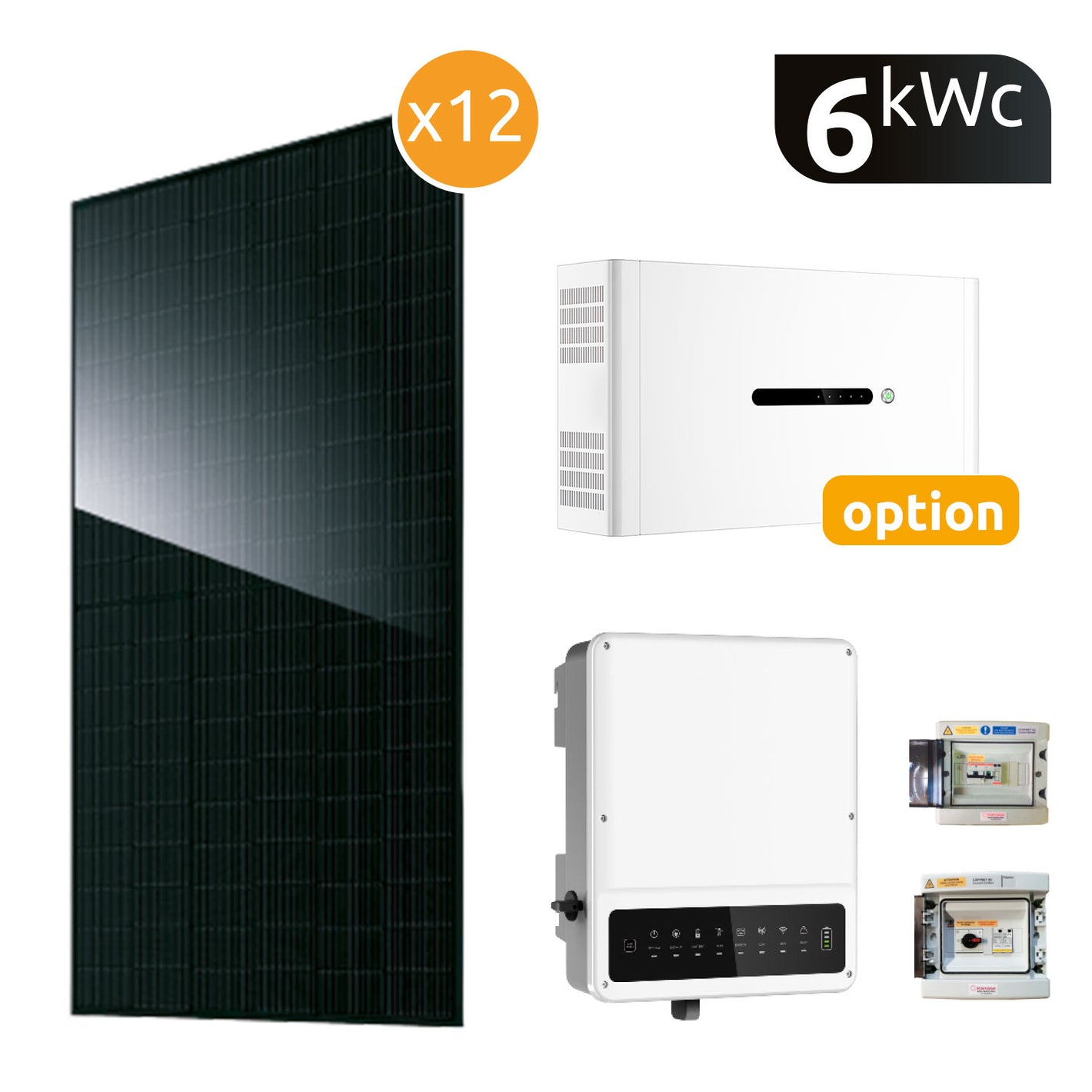 Poolex Solcellspaket 6 kW Hybrid – Med Batterialternativ 5–15 kWh