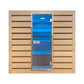 Holl's Eccolo Sauna 6 personer - Traditionel dampbadstue med LED og energibesparende isolering