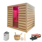 Holl's Eccolo Sauna 6 personer - Traditionel dampbadstue med LED og energibesparende isolering