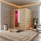 Holl's Eccolo Sauna 6 personer - Traditionel dampbadstue med LED og energibesparende isolering