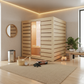 Holl's Eccolo Sauna 6 personer - Traditionel dampbadstue med LED og energibesparende isolering