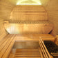 Sauna Gaïa Luna – Stor Utomhusbastu i Massiv Gran (6 personer)