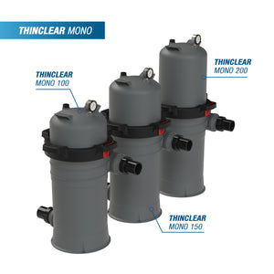 Poolex Thinclear Mono Patronfilter 100 / 150 / 200 – 15 Micron Eco Poolfiltrering