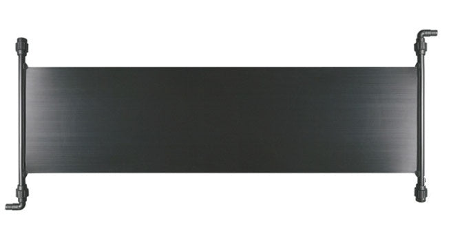 Solfångarpanel pool 1,8 m² 0,60 × 3,00 m Exkl. Ventil Anslutningsdetaljer Ingår