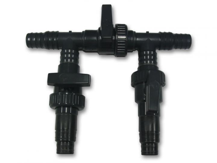 3-vejs bypassventil til varmepumpe 32/38 mm