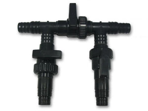 3-vejs bypassventil til varmepumpe 32/38 mm
