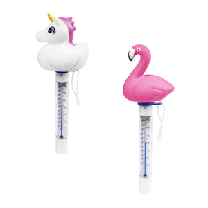 Flydende pooltermometer – blandede dyremotiver
