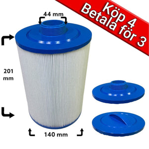 4-Pack spafilter till Artesian, Dreamaker, Maax, Sunbelt, Trygghandel, Vita, Wellis 45ft