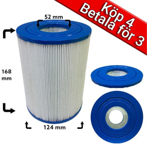 4-Pack spafilter till Beachcomber, Canadian Spas, Marquis Spas, Sundance 50ft