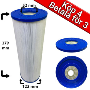 4-Pack spafilter till Cal Spa, Clearwater Spas, MAAX, Sundance, Viking Spas, Vita Spa 65 ft