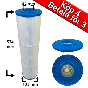 4-Pack spafilter till Coast Spas, Waterway 100ft