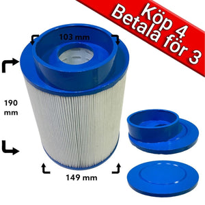 4-Pack spafilter till Softub spabad före 2008 30ft