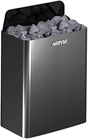Harvia Wall Black 4,5 kW Bastuaggregat – utan styrenhet (väggmonterat)