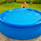 Soltäcke för Pool Ø 6,4 m 180 mikron blå