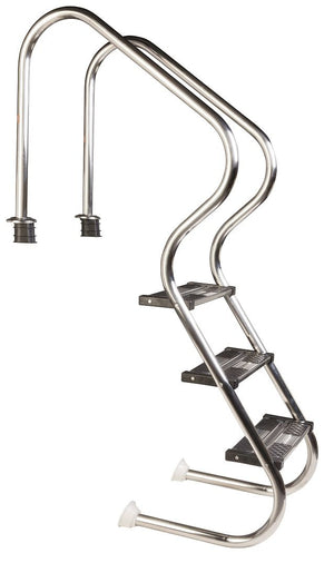 Stege för pool Mountfield Komfort i rostfritt stål 3-steg