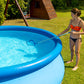 Uppblåsbar Pool Ø 3,66 × 0,91 m med Patronfilterpump 2,2 m³/h - 12V