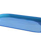 Stålväggspool Ibiza Oval 4,16 × 8,00 × 1,50 m Grå Stålvägg 0,75 mm Förberedd för Skimmer & Inlopp, med Bottenskenor,  Utan Toppskenor P1/P3