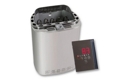 Bastuaggregat Combi 9 kW med Extern Styrning