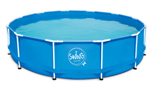 Pool med metallram Ø 3,05 × 0,76 m