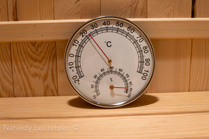 Bastutermometer med Hygrometer