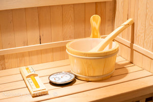 Bastutermometer med Hygrometer