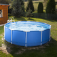 Pool med metallram Ø 3,66 × 0,84 m