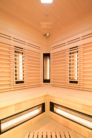 Holl’s PureWave EVO 3C Infraröd Bastu Hörn 3 Personer – Dual Healthy Full Spectrum