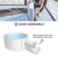 NetSpa Octopus 4–6 Personer Semi-Rigid Spa med Møbler & Omramning