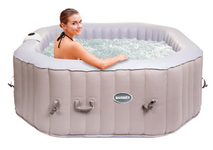 AQUAMAR 6793 Beige Åttakantigt Spabad (6 personer)