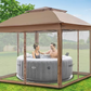 Vista Paviljong Brun 3×3 m