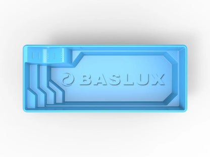 Glasfiberpool Stora Le 7,00m x 3,50m x 1,50m