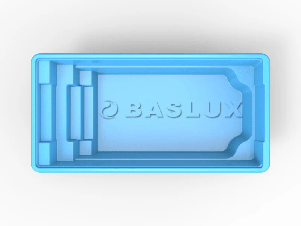 Glasfiberpool Ivösjön 6,30m x 3,15m x 1,50m