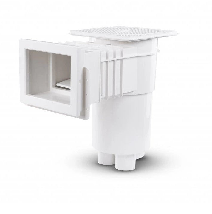 Bräddavlopp med Skim-Vac, passar som utbyte för Folkpool bräddavlopp