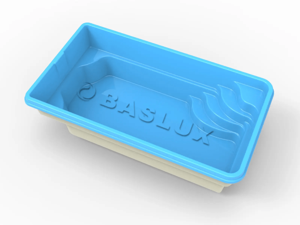 Glasfiberpool Boren 5,40m x 3,00m x 1,50m