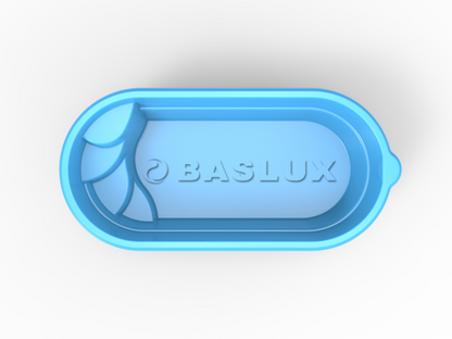 Glasfiberpool Storsjön 4,80m x 2,50m x 1,20m