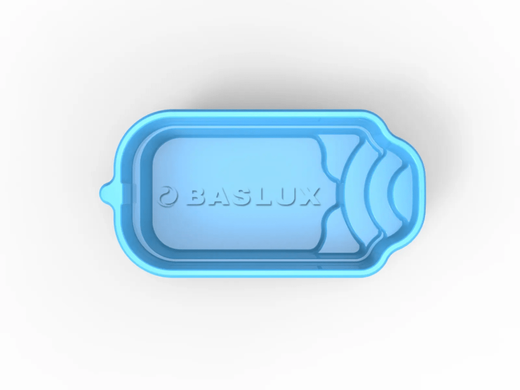 Glasfiberpool Siljan 5,00m x 2,70m x 1,30m