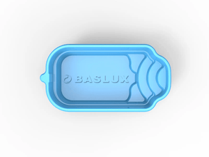 Glasfiberpool Siljan 5,00m x 2,70m x 1,30m