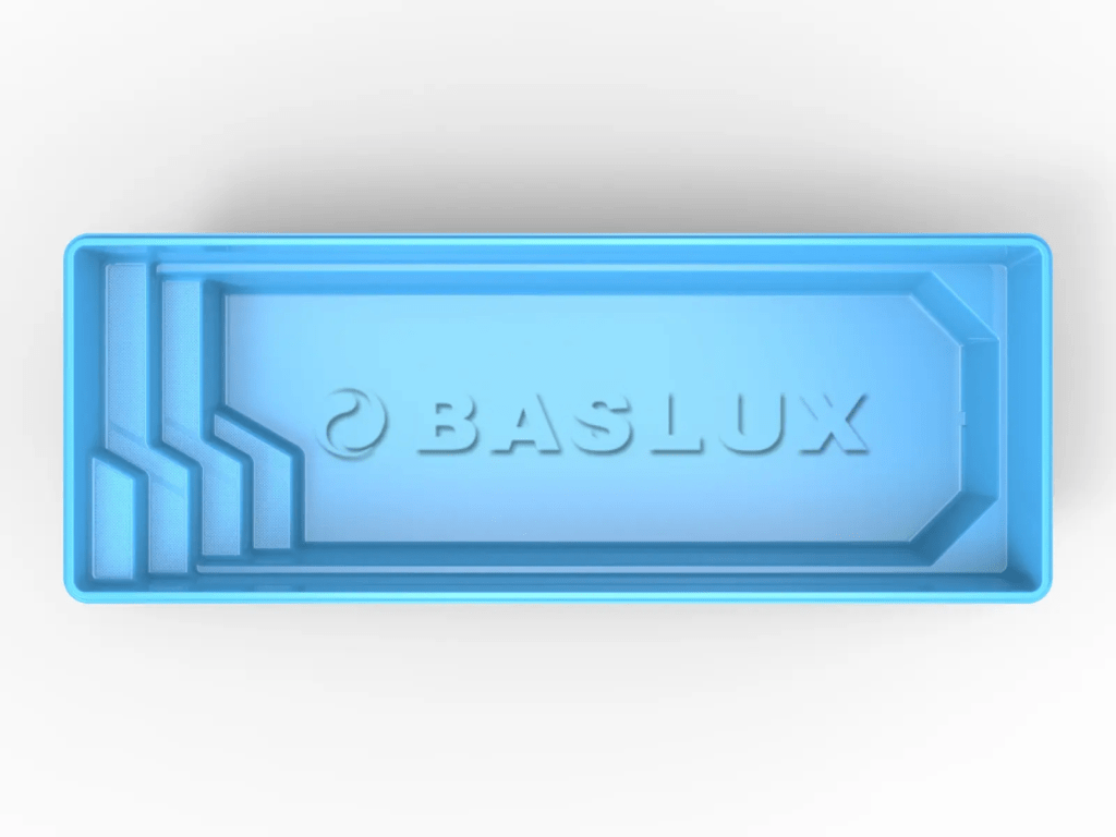 Glasfiberpool Klämmingen 8,40m x 3,10m x 1,50m