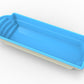 Glasfiberpool Flåsjön 8,10m x 3,16m x 1,40m