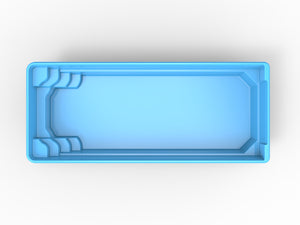 Glasfiberpool Fryken 9,00m x 3,75m x 1,50m