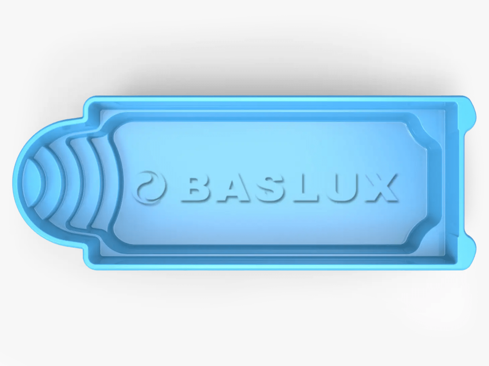 Glasfiberpool Älgsjön 10,00m x 3,70m x1,55m