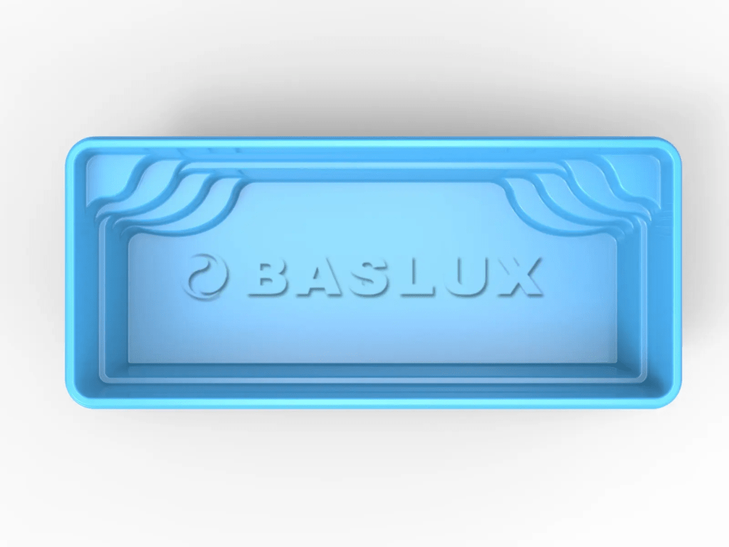 Glasfiberpool Stråken 7,00m x 3,10m x 1,50m